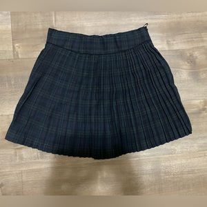 Zara - Pleated plaid skorts